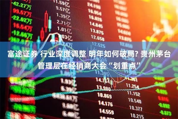 富途证券 行业深度调整 明年如何破局? 贵州茅台管理层在经销商大会“划重点”