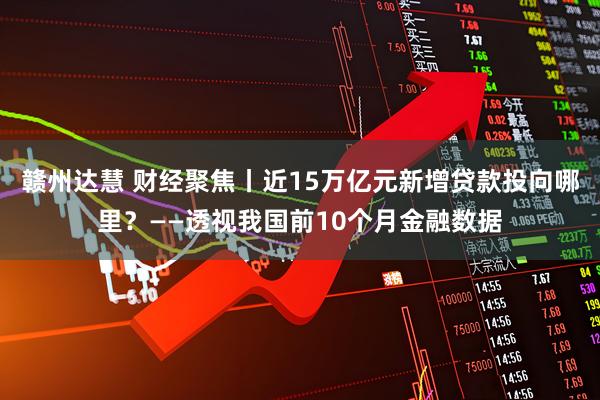 赣州达慧 财经聚焦丨近15万亿元新增贷款投向哪里？——透视我国前10个月金融数据