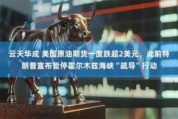 云天华成 美国原油期货一度跌超2美元，此前特朗普宣布暂停霍尔木兹海峡“疏导”行动